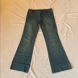 🛍 2 for $20 Tara Jarmon Jeans with Purple accents